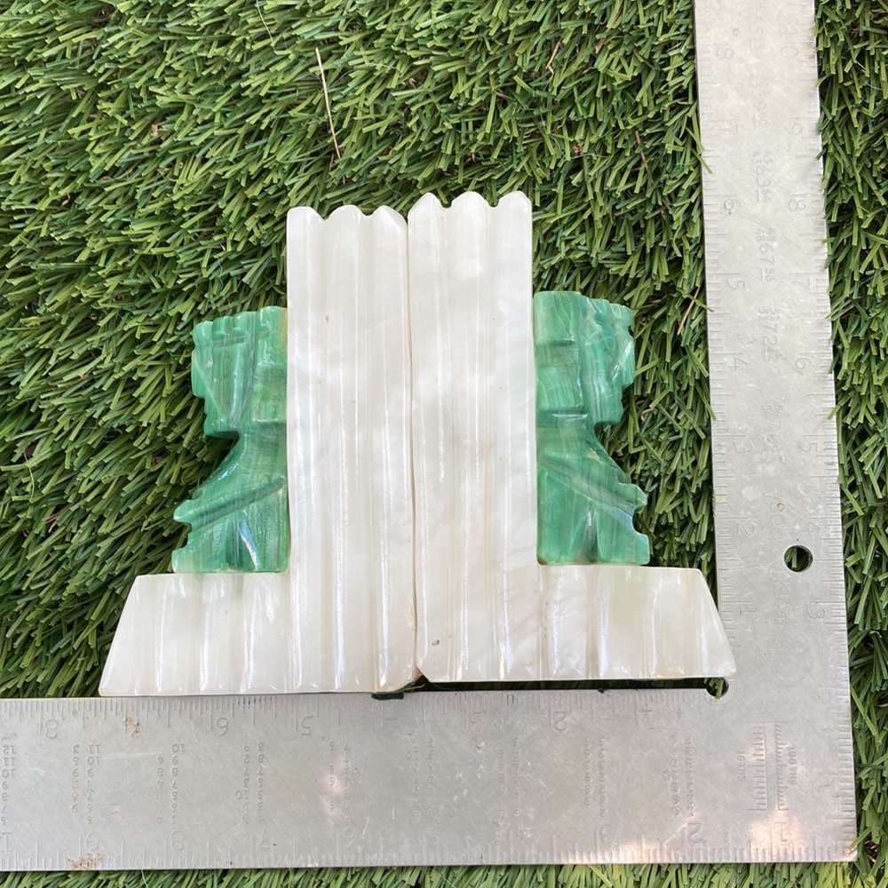 Banded Calcite Bookends - Picture 6 of 6